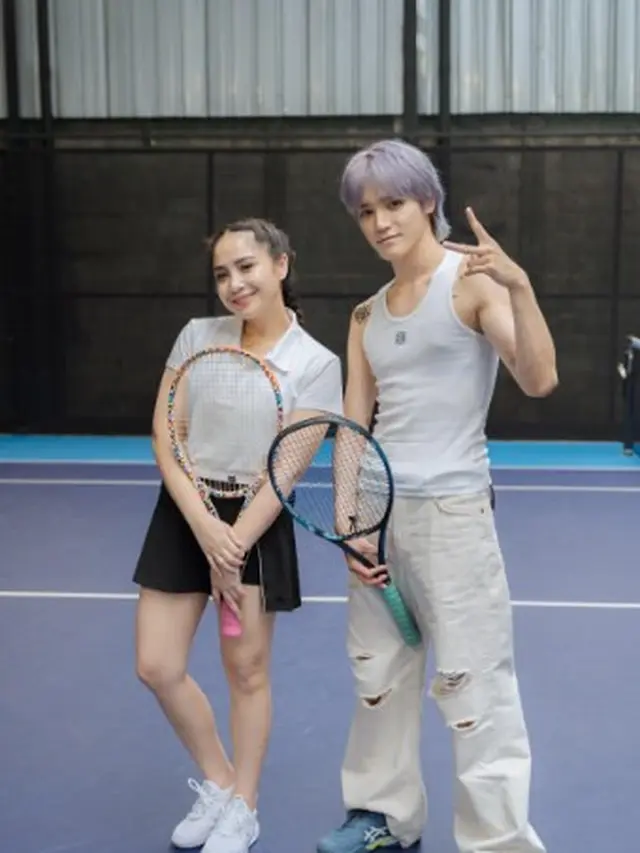 8 Momen Taeyong NCT Main ke Rumah Raffi Ahmad dan Nagita Slavina, Ajak Sparing Tenis