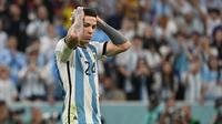Sementara di kubu Argentina, hanya penendang keempat, Enzo Fernandez yang gagal menaklukkan kiper Belanda, Andries Noppert. (AFP/Albeto Pizzoli)