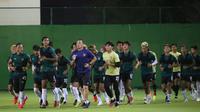 Myanmar menggelar pemusatan latihan di Uni Emirat Arab (UEA) selama dua pekan sebelum bersaing di SEA Games 2021. (dok. MMF)