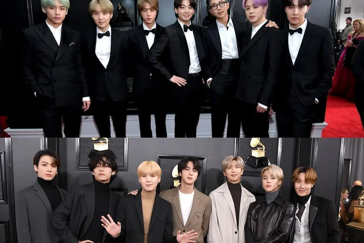 Pakaian BTS untuk Grammy selama tiga tahun/dok. BTS_twt