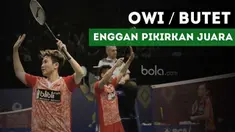 Tontowi / Liliyana enggan memikirkan juara Indonesia Open setelah meraih kemenangan di babak perempat final.