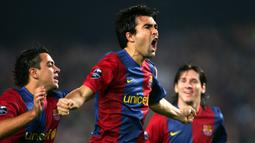 2. Deco - Gelandang asal Portugal ini diboyong Chelsea dari Barcelona pada musim 2010/2011 seharga 16,2 juta poundsterling. Dirinya berhasil meraih gelar juara liga domestic dua kali bersama Barca dan sekali untuk The Blues. (AFP/Lluis Gene)