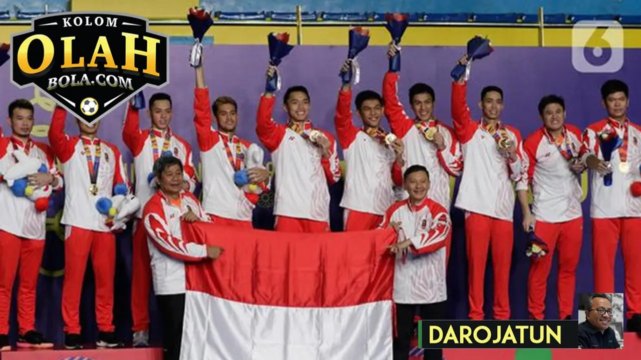 Tim Bulutangkis Beregu Putra Raih Medali Emas