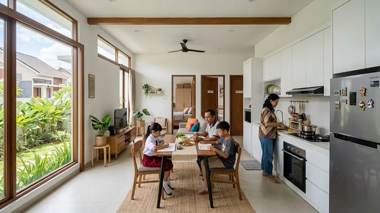 9 Inspirasi Rumah Type 60 Bisa 3 Kamar, Tata Ruang Efisien dan Nyaman