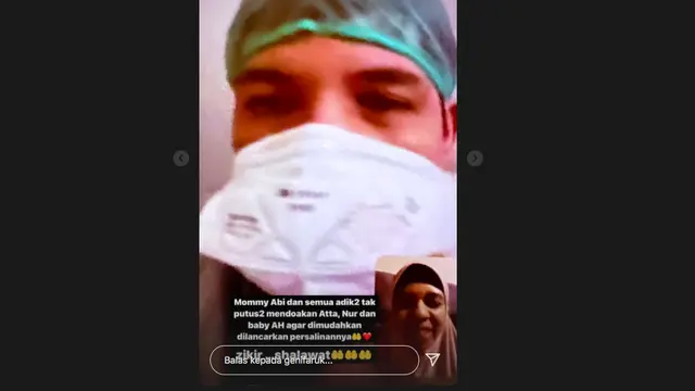 Keluarga Atta Halilintar Gelar Doa Bersama Jelang Persalinan Aurel Hermansyah. (instagram.com/genifaruk)