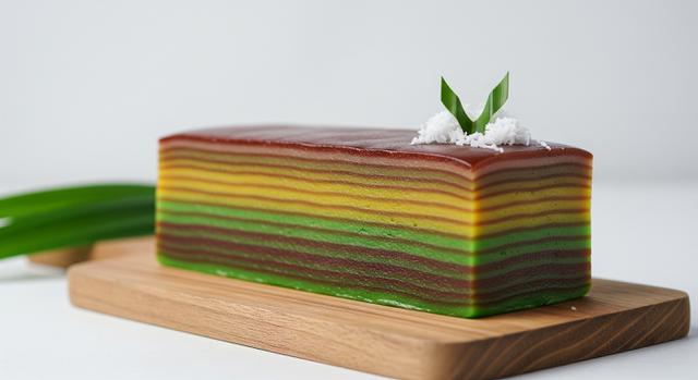 Ilustrasi Kue Lapis. (Foto: Gemini AI)
