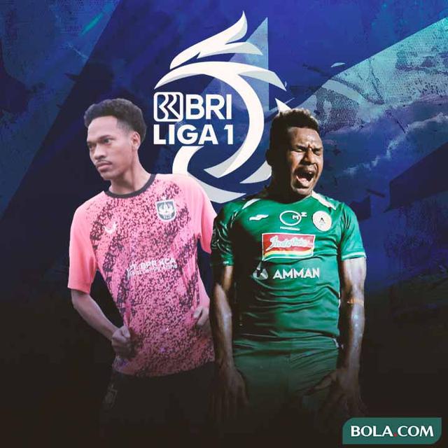 BRI Liga 1 - Giovani Numberi dan Ricky Cawor