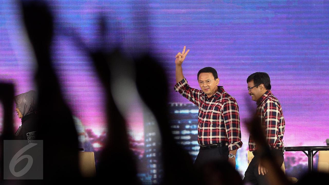 Cagub - Cawagub nomor urut dua Ahok - Djarot