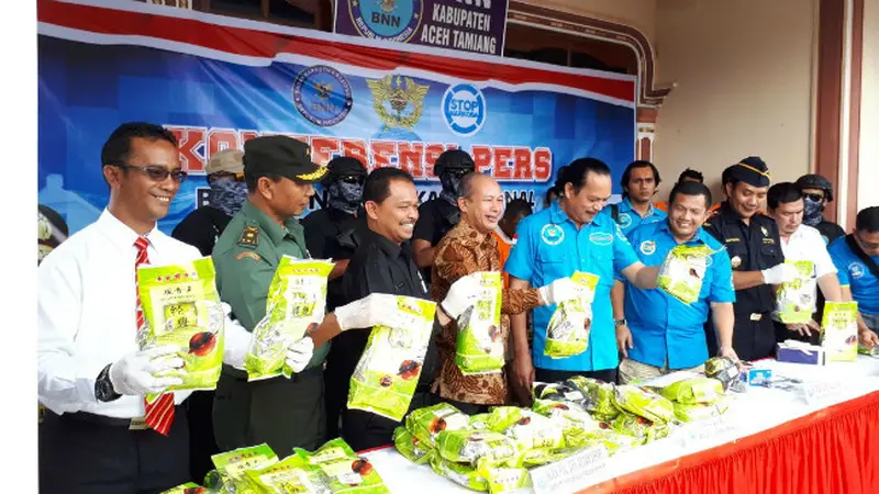 BNN Ungkap Peredaran Narkoba Jaringan Internasional, 40 Kg Sabu Diamankan