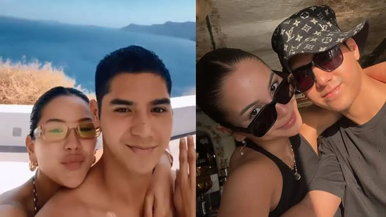Usai Temu Kangen di Paris, Ini 6 Potret Al Ghazali dan Alyssa Daguise di Yunani