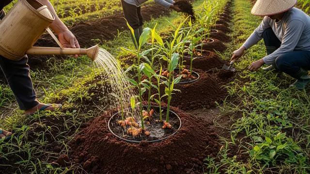 Cara Menanam Jahe, Lengkuas, dan Kunyit dalam Satu Lahan