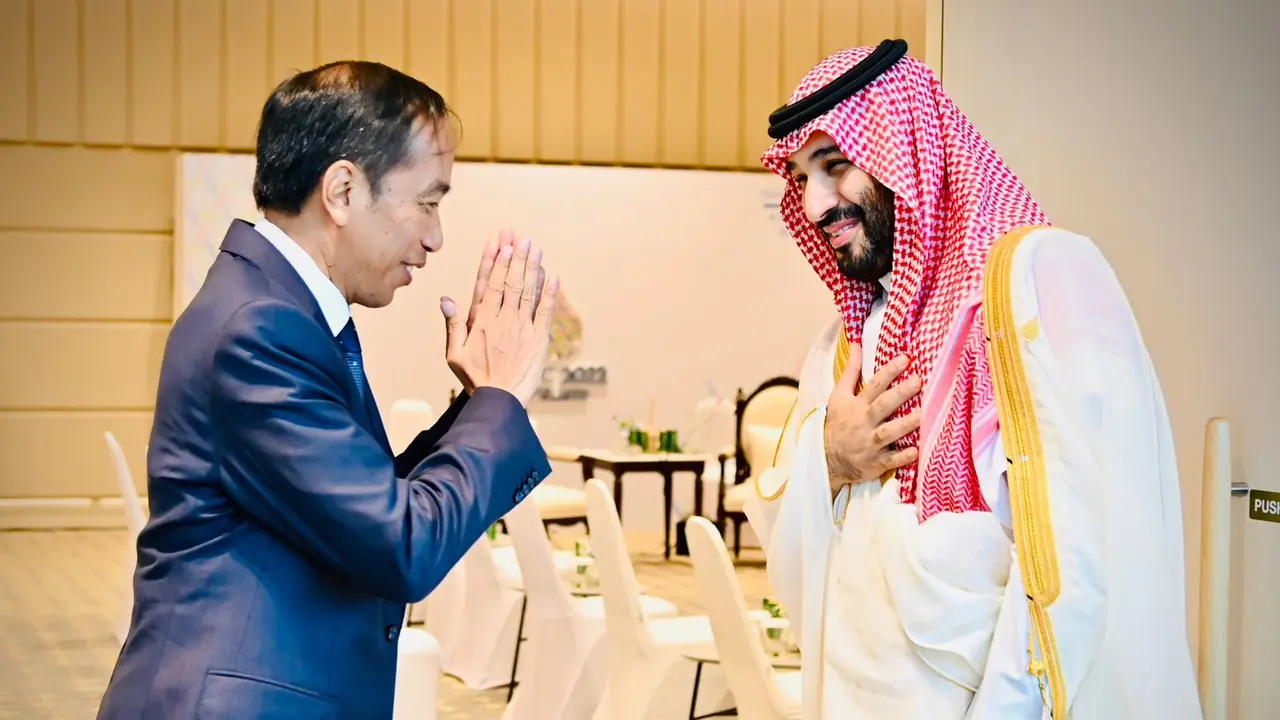 Jokowi bertemu MBS di Bangkok Thailand