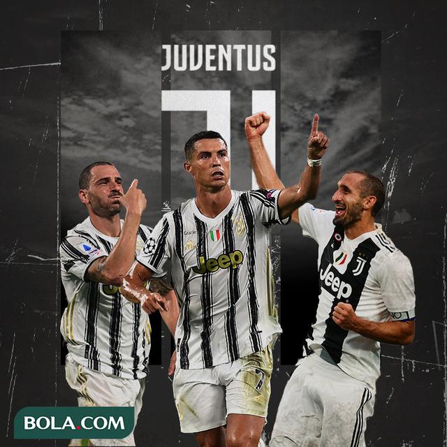 Leonardo Bonucci, Cristiano Ronaldo dan Giorgio Chiellini