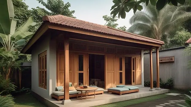 Rumah Tradisional dengan Sentuhan Islami