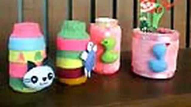 Kerajinan Unik dari Botol Plastik