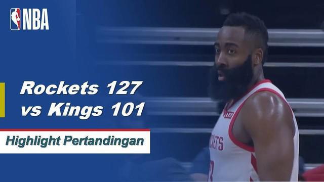 James Harden mencetak 36 poin dan meraih enam papan untuk memimpin Rockets atas Kings.