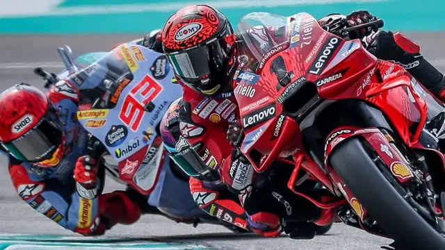 Pecco Bagnaia dan Jorge Martin - MotoGP Malaysia 2024