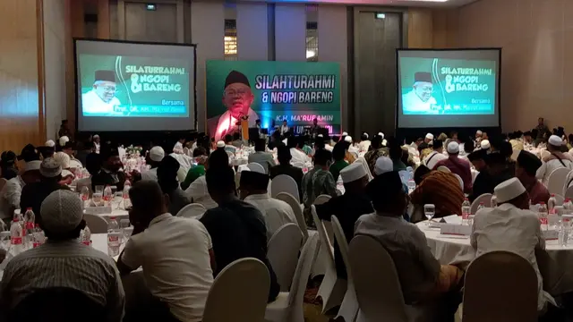 Pesan Ma’ruf Amin saat Bertemu Ratusan Kyai Muda Jawa Timur