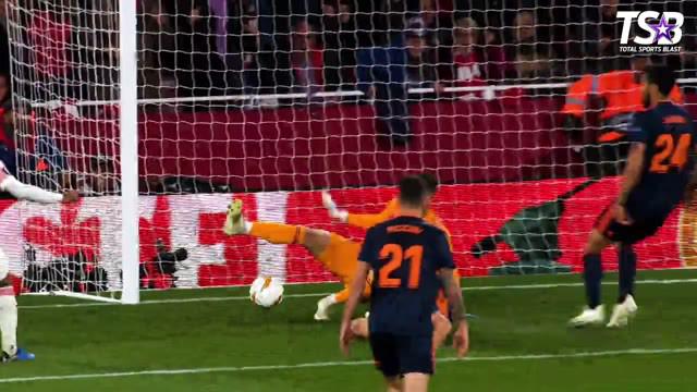 Berita video kumpulan penyelamatan terbaik yang tercipta pada semifinal Liga Europa 2018-2019.