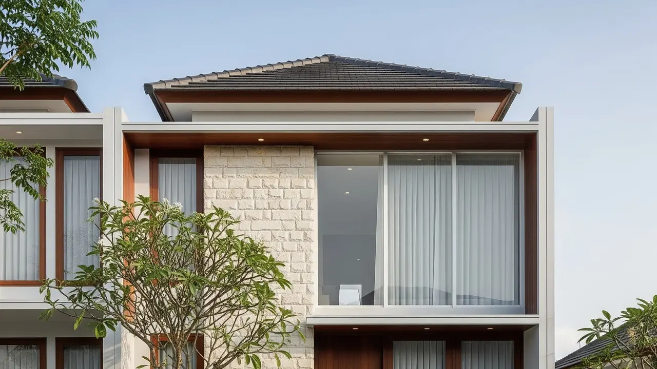 Model Fasad Rumah Kecil Tapi Terlihat Luas