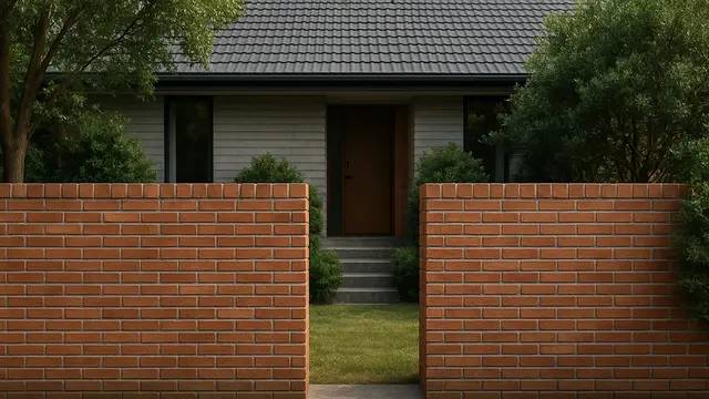 7 Model Pagar Rumah Bata Ekspos Minimalis, Tampil Natural dan Penuh Karakter