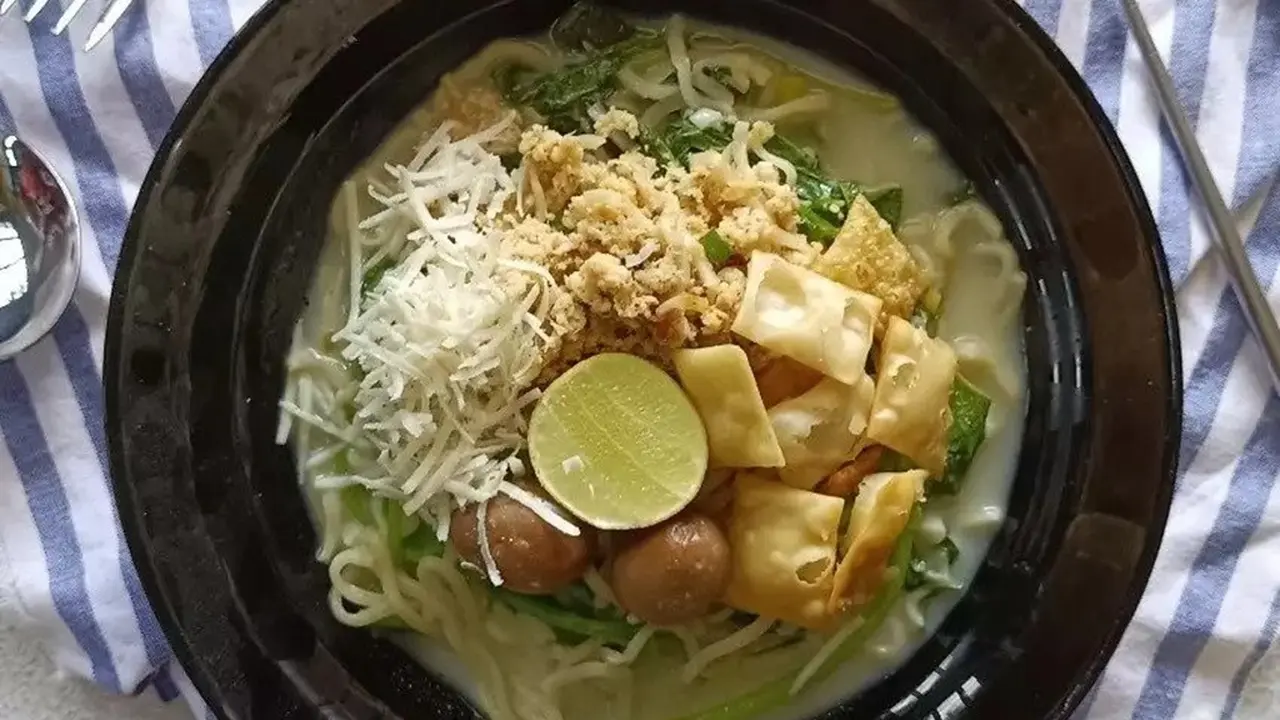 Resep mi basah kuah susu. (dok. Cookpad @mawaddahtarjib)