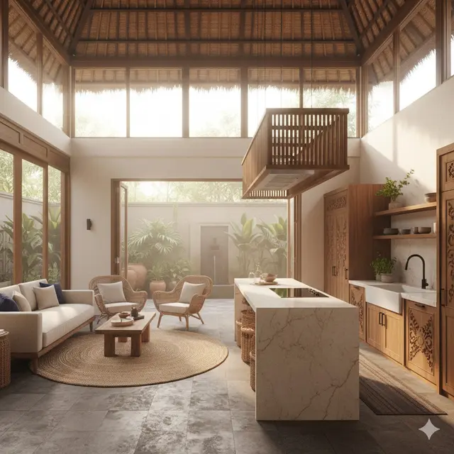 Model Dapur Bali