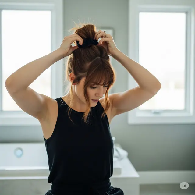 Cara Ikat Rambut Messy Bun yang Simpel dan Stylish, Bikin Tampilan Effortless Chic