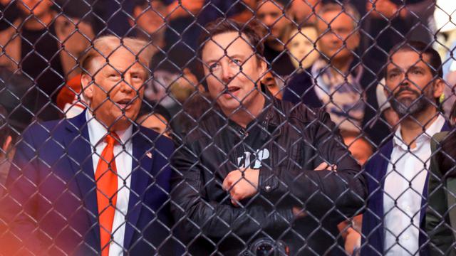 Bersama Elon Musk, Donald Trump Terpantau Saksikan Laga Utama Ultimate Fighting Championship