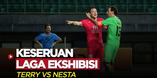 VIDEO: Momen Keseruan John Terry dan Alessandro Nesta Kembali Merumput di Laga Ekshibisi