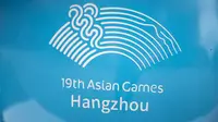 Logo Asian Games 2023. (Philip FONG / AFP)