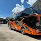 Unit bus PO Yessoe Travel kelas Excellent Plus yang menggunakan sasis Hino Bus RM 280 ABS dengan bodi Avante H8 milik  Karoseri Tentrem. (HMSI)