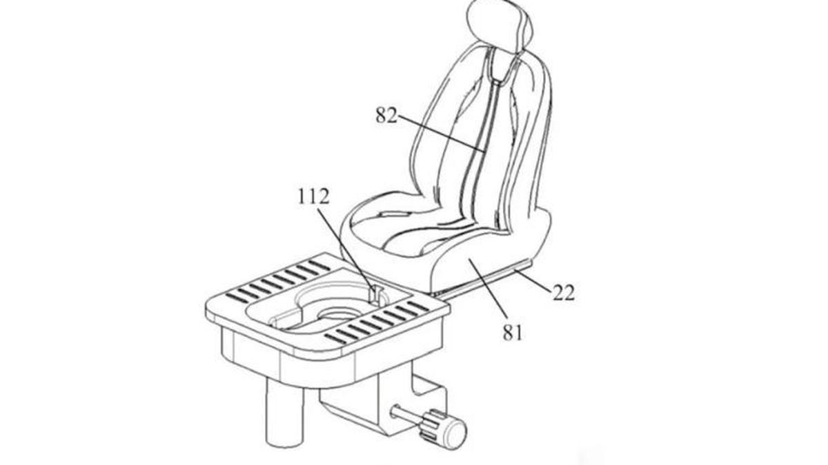 Aito-Seres Kantongi Paten Toilet dalam Mobil, Tersembunyi di Bawah Jok