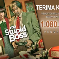Seminggu ditayangkan di bioskop, penonton film My Stupid Boss sudah mencapai 1.080.000.