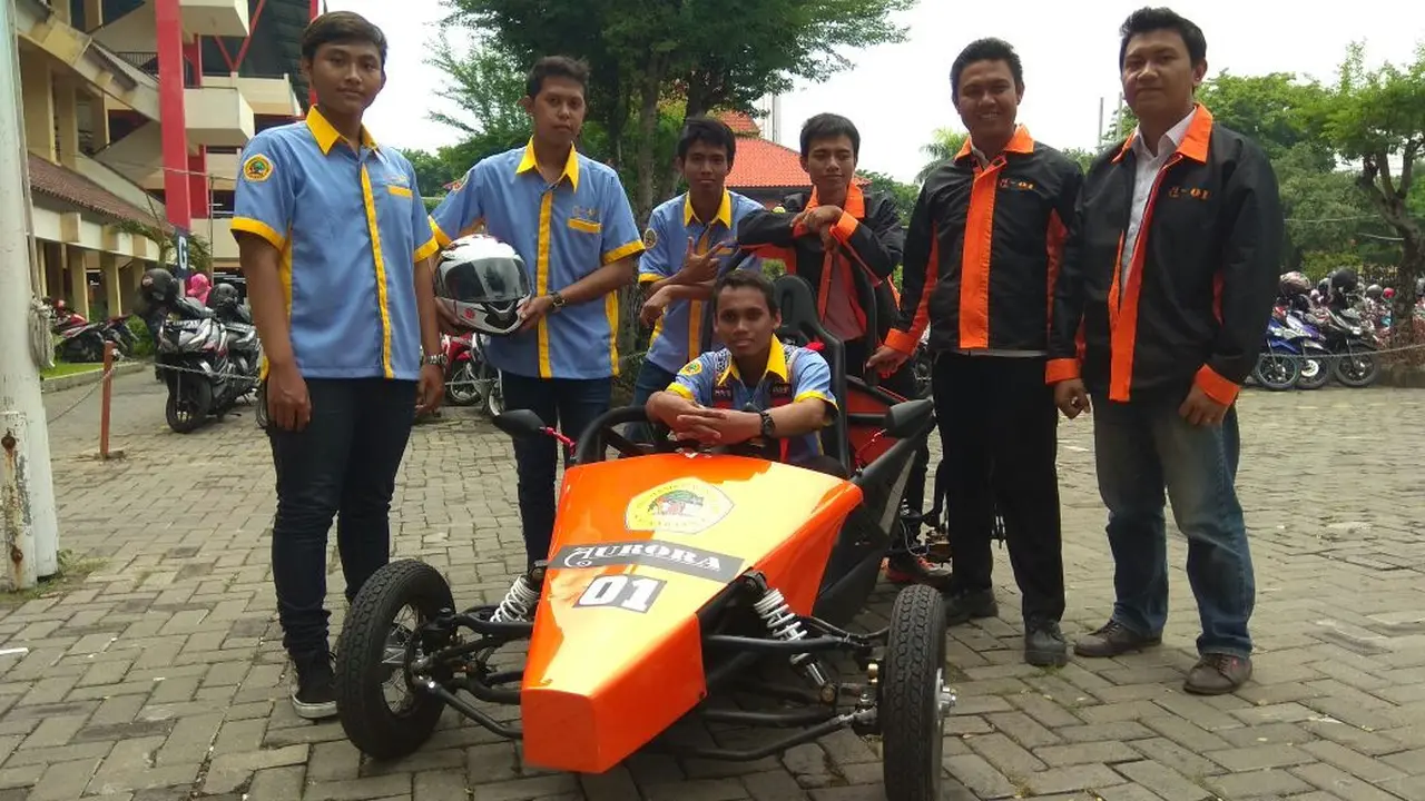 Aurora, mobil listrik karya mahasiswa Politeknik Untag.