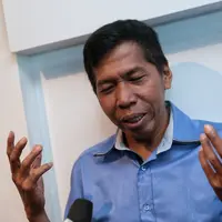 Komedian Kiwil tengah menanti kelahiran anak ketiga dari pernikahannya yang kedua dengan Meggy Wulandari. Bagi Kiwil, ini merupakan anak ketujuhnya. (Adrian Putra/Bintang.com)