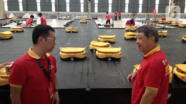 Sistem Robotic Anteraja Tingkatkan Kinerja Penyortiran Logistik