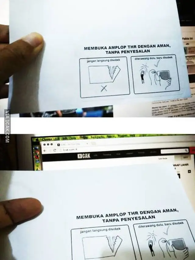 6 Desain Amplop THR Anti-Mainstream, Bikin Geleng Kepala