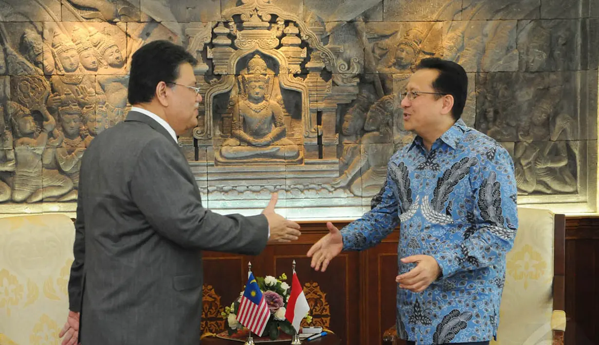 Pertemuan tersebut membahas peningkatan kerjasama kedua negara di bidang, politik, ekonomi, sosial dan budaya, Jakarta, Senin (24/11/2014). (Liputan6.com/Andrian M Tunay)