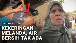 Kekeringan Melanda, Air Bersih Tak Ada
