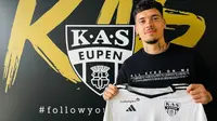 KAS Eupen memperkenalkan Shayne Pattynama sebagai pemain baru mereka. (Instagram/KAS Eupen)