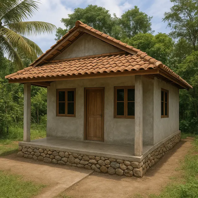 Model Rumah 6x8 Biaya Rp30 Juta (Foto: ChatGPT)