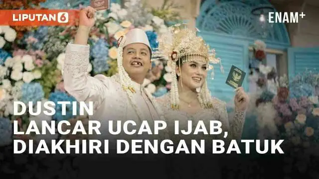 Komedian Dustin Tiffani akhirnya melepas masa lajang pada Sabtu (28/7/2024). Ia menikahi kekasihnya Ditha Rizky Amalia dan mengusung tema adat Betawi pada pernikahannya. Momen Dustin mengucap ijab kabul secara lancar menjadi momen paling dinanti. Dus...