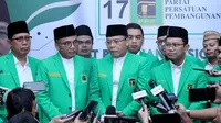 Plt Ketua Umum Partai Persatuan Pembangunan (PPP) Muhamad Mardiono usai menghadiri Rapat Pimpinan Nasional (Rapimnas) ke-V di Yogyakarta. (Istimewa)