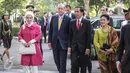 Presiden Turki Tayyip Erdogan dan istrinya Emine saat berkunjung ke Indonesia pada 31 Juli 2015. (Liputan6.com/Herman Zakharia)