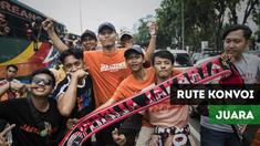 Berita video jadwal dan rute konvoi juara Persija Jakarta