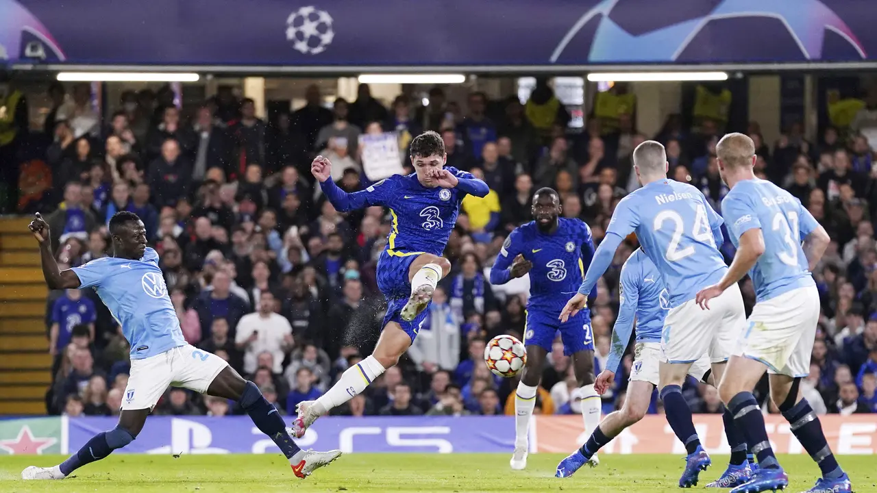 Foto: Masih Terlalu Tangguh, Juara Bertahan Chelsea Gilas Malmo di Liga Champions
