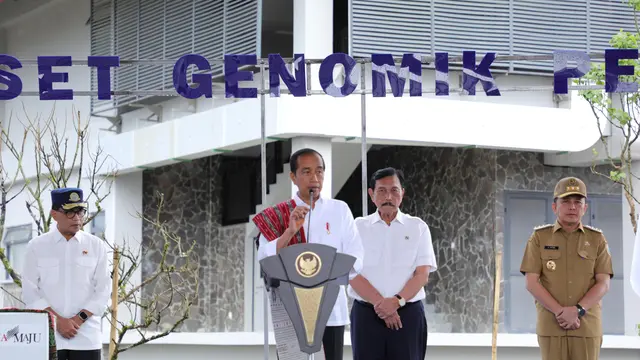Peresmian Pusat Riset Genomik Pertanian oleh Presiden Republik Indonesia, Joko Widodo dan