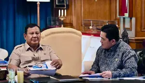 Prabowo Beri Pesan Khusus ke Erick Thohir: Benahi Kompetisi demi Timnas Indonesia Lolos ke Piala Dunia
