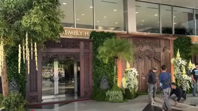 Potret Dekorasi Ngunduh Mantu Al Ghazali yang Super Mewah,  Akan Dihadiri Tiga Ribu Tamu Undangan